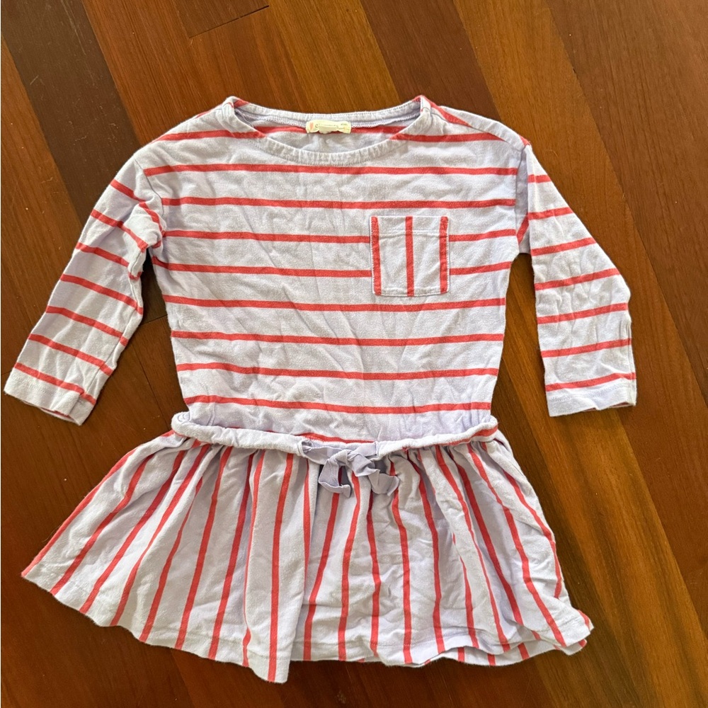 Crewcuts Red and White Striped Dress